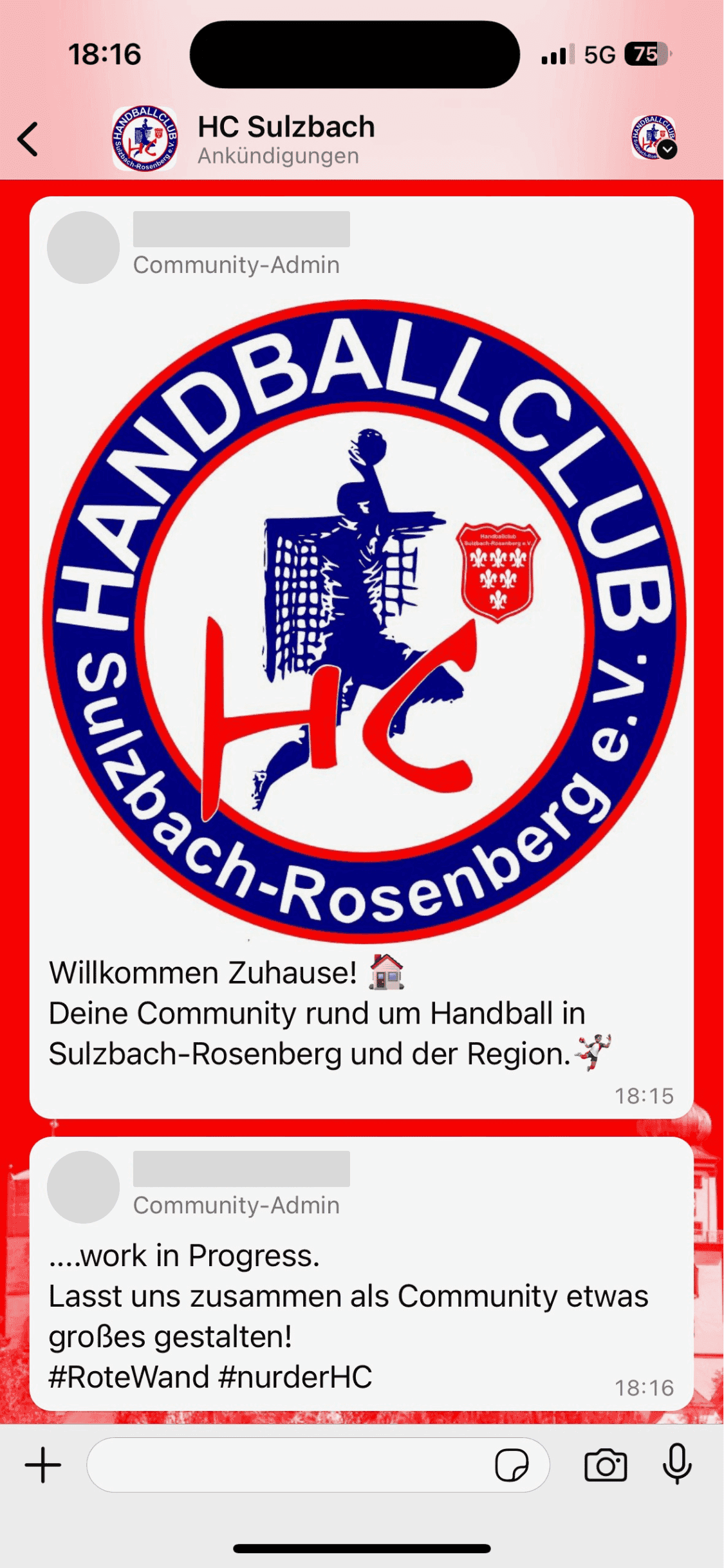 HCS Whatsapp-Community