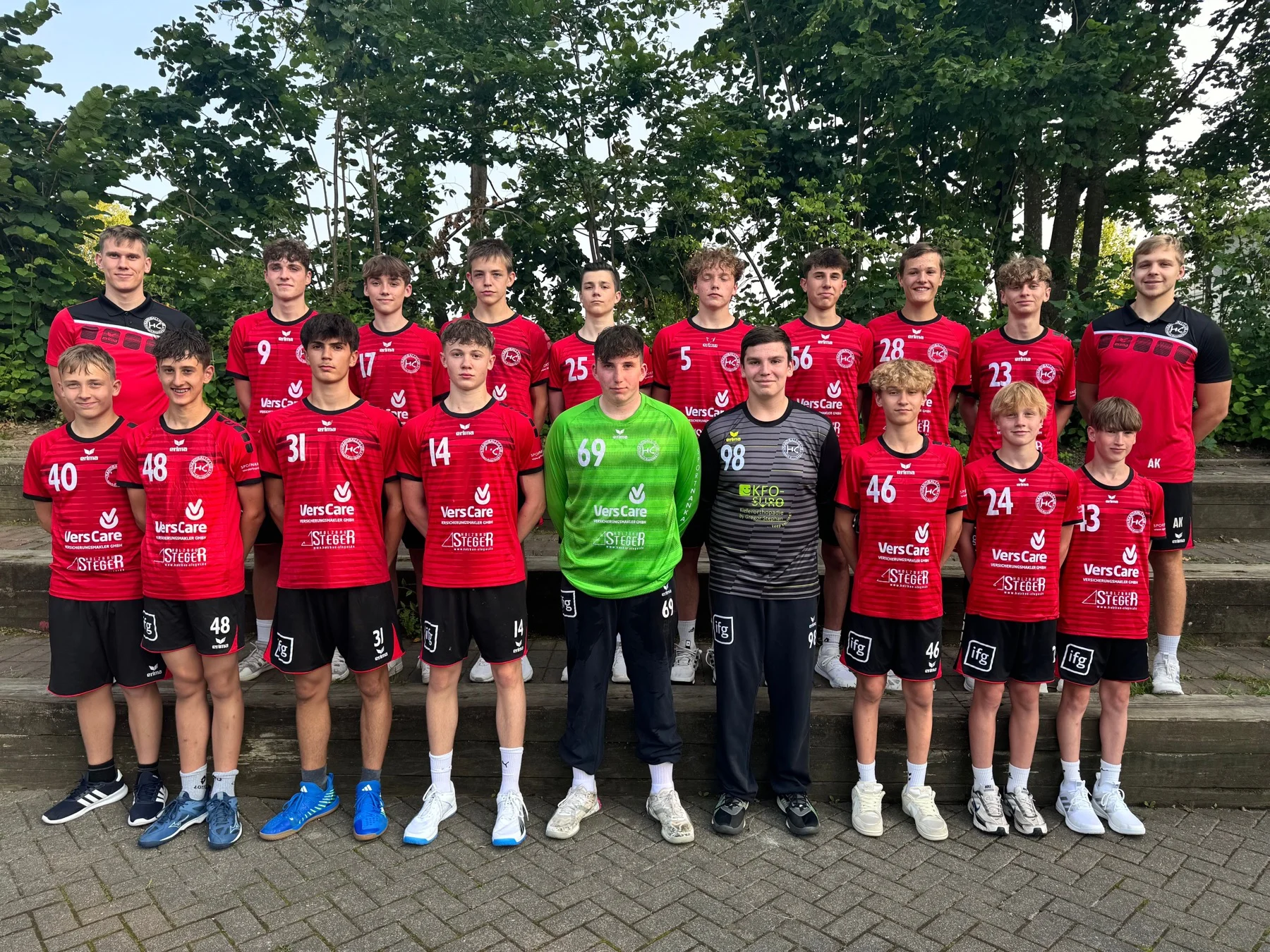 Männliche B-Jugend des HC Sulzbach-Rosenberg
