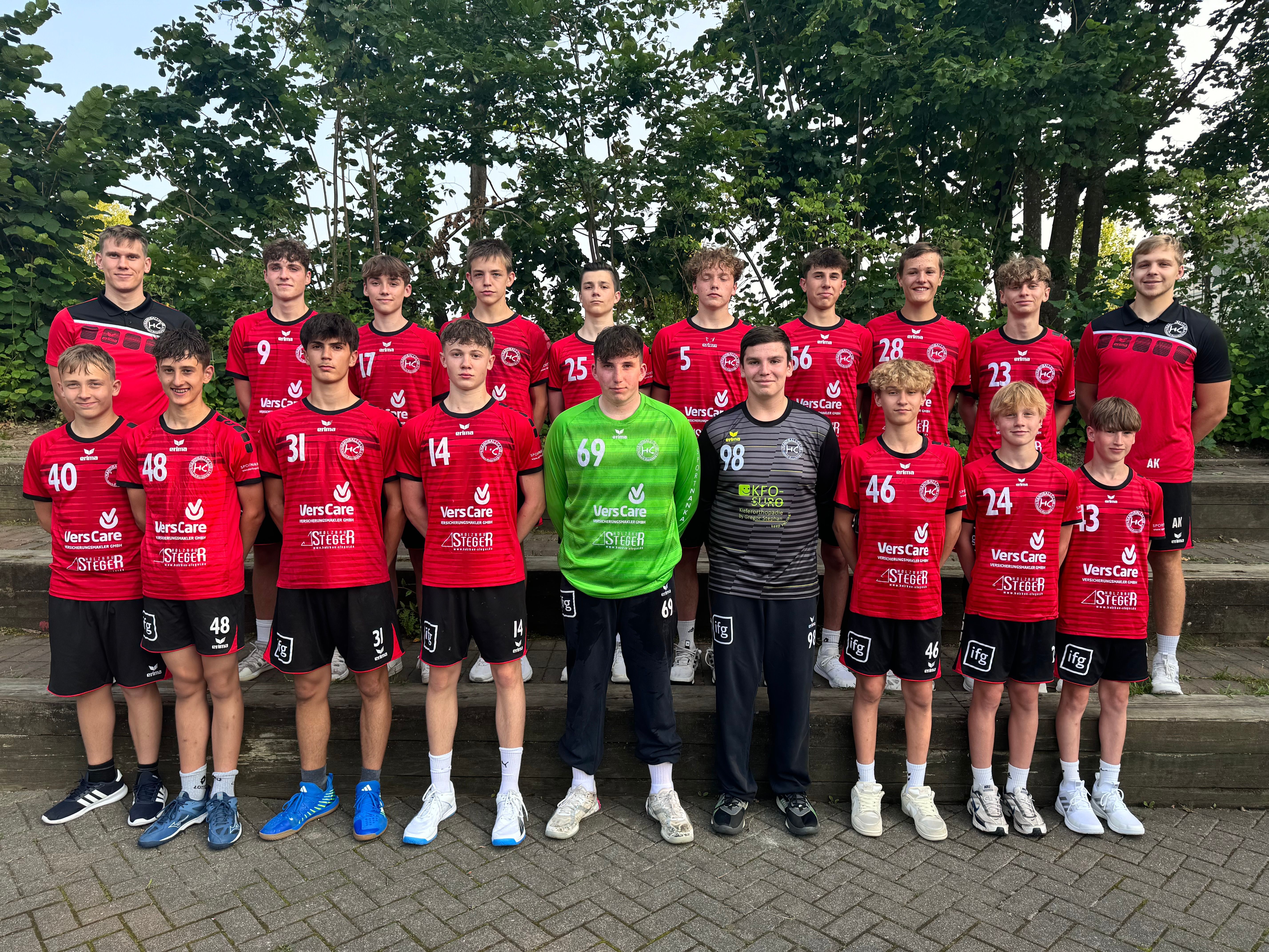 Mannschaftsfoto B-Jugend (männlich)